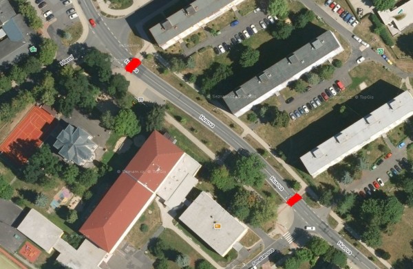 Vyvýšené přechody pro chodce u DDM